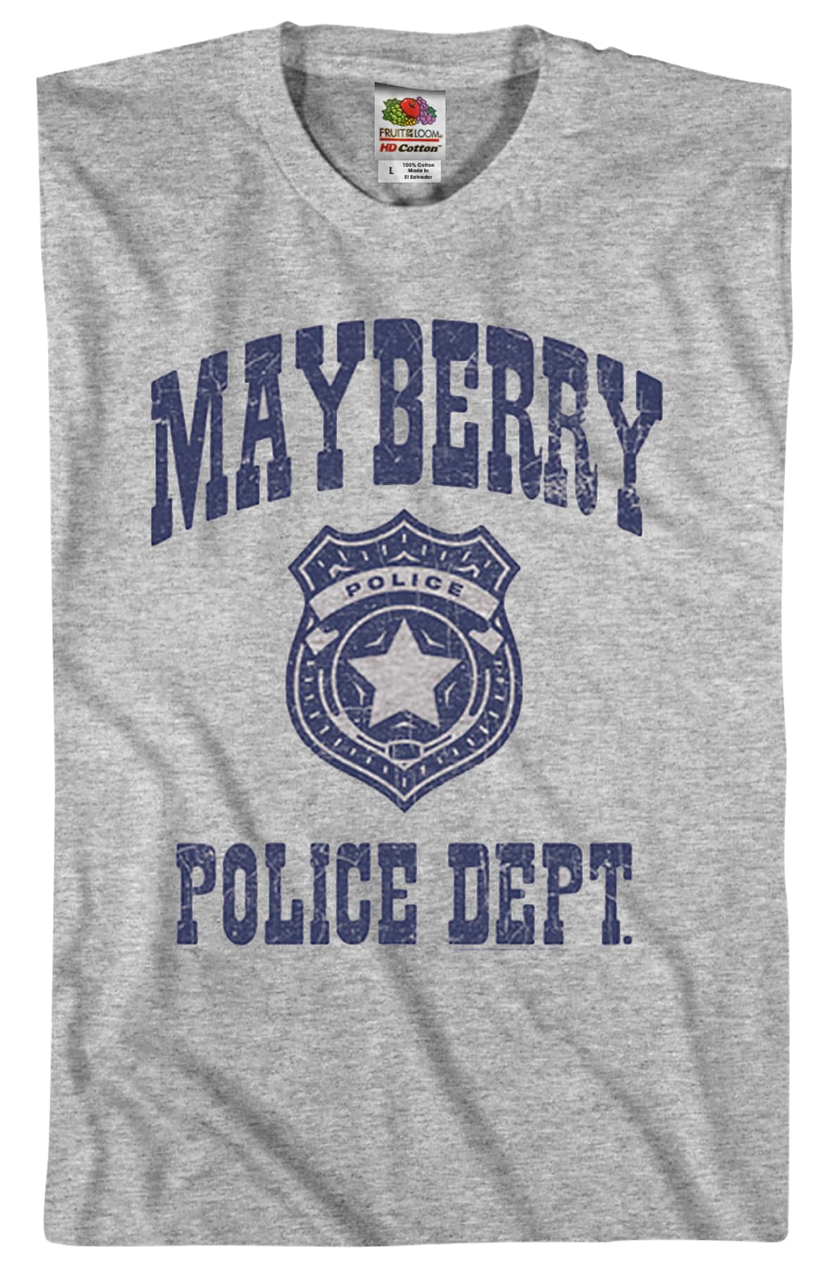 Mayberry Police Dept. Andy Griffith Show T-Shirt