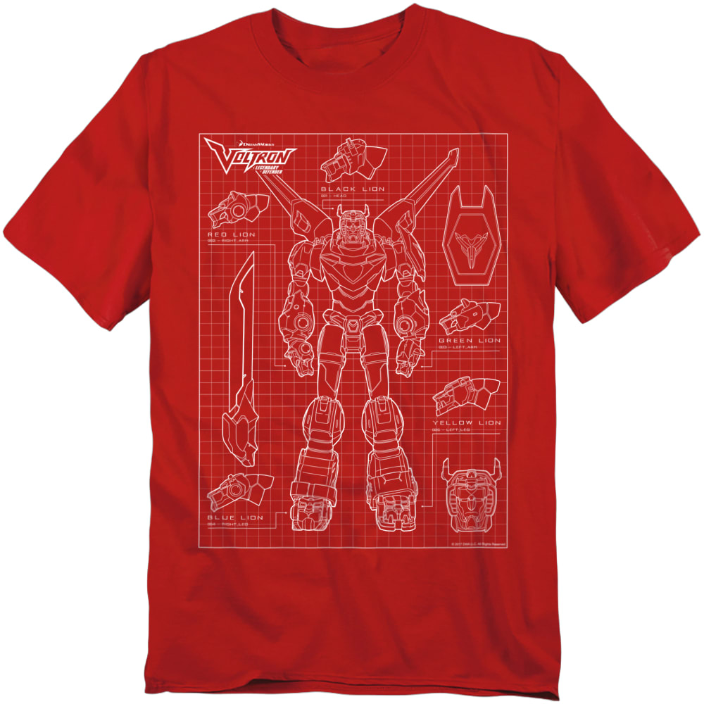 Voltron Schematic T-Shirt