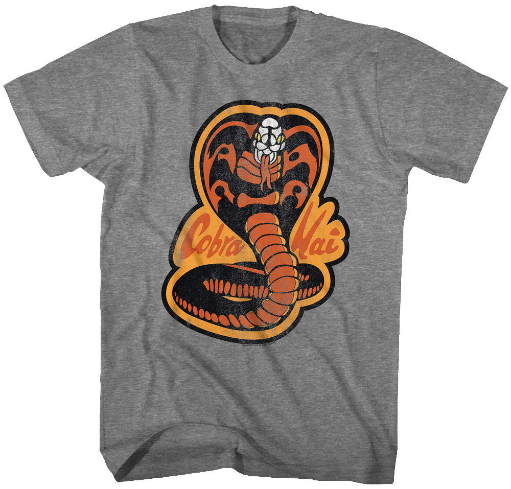 Karate Kid Distressed Cobra Kai Logo T-Shirt