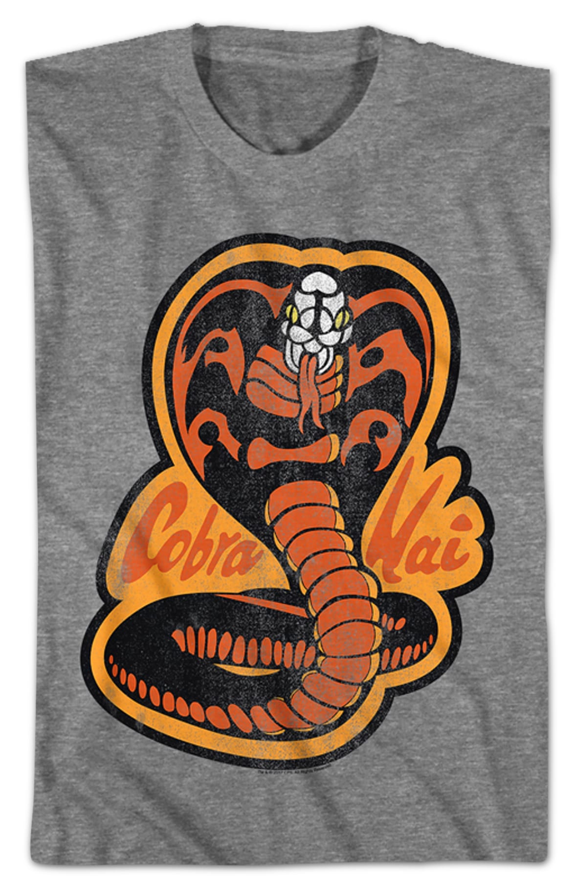 Karate Kid Distressed Cobra Kai Logo T-Shirt