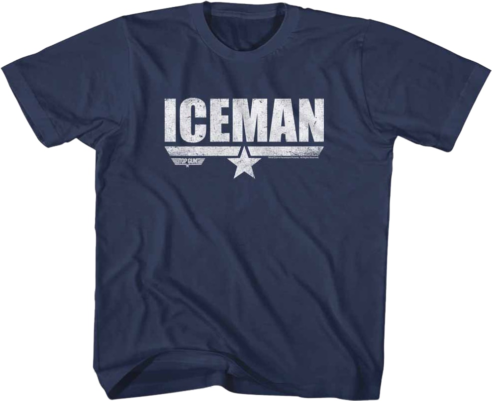 Youth Top Gun Iceman Shirt