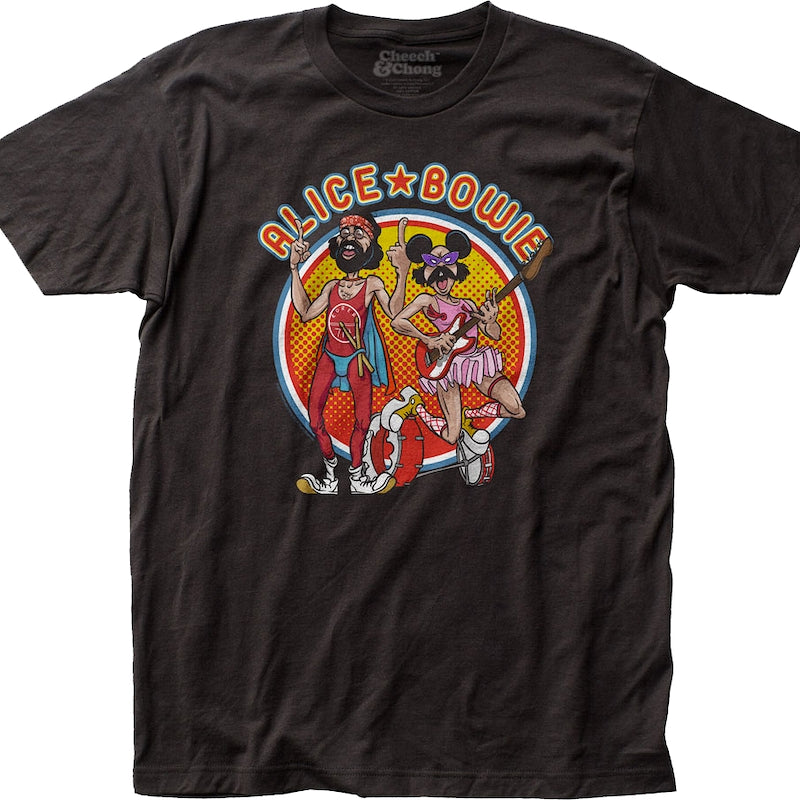 Alice Bowie Cheech and Chong T-Shirt Alice Bowie Cheech and Chong T-Shirt