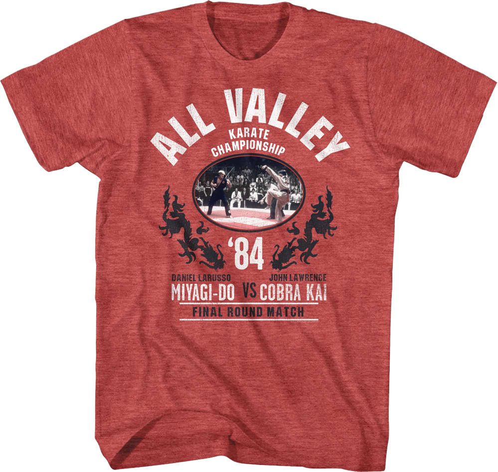 All Valley Karate Championship Final Round Match Karate Kid T-Shirt