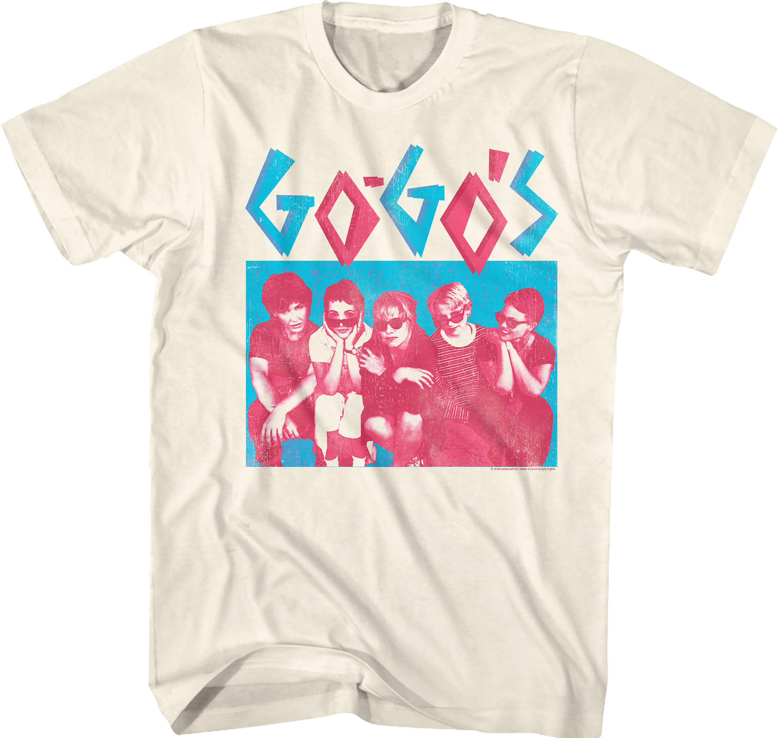 Group Photo Go-Go's T-Shirt Group Photo Go-Go's T-Shirt