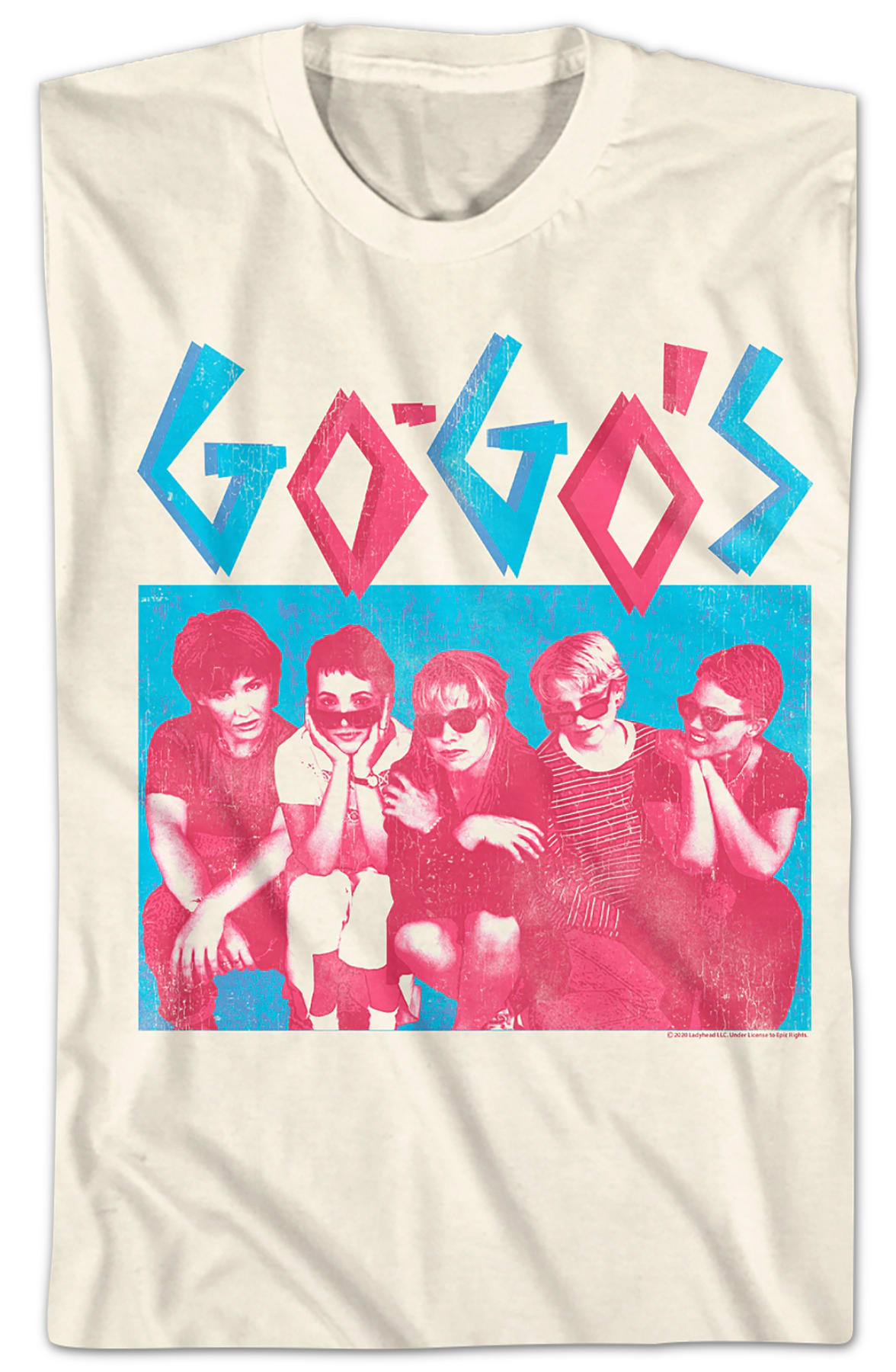 Group Photo Go-Go's T-Shirt Group Photo Go-Go's T-Shirt