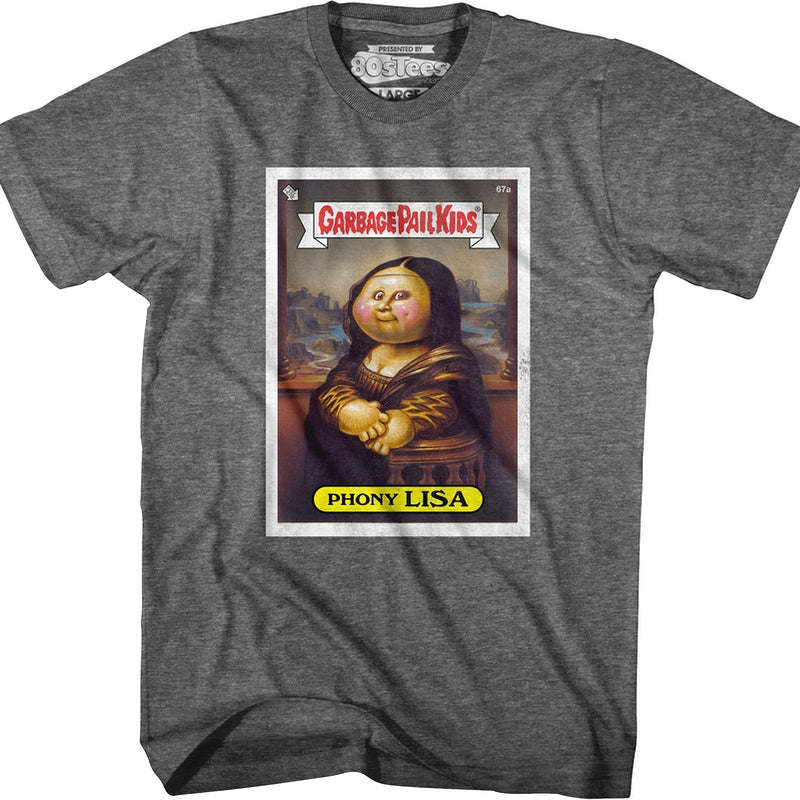 Phony Lisa Garbage Pail Kids T-Shirt Phony Lisa Garbage Pail Kids T-Shirt