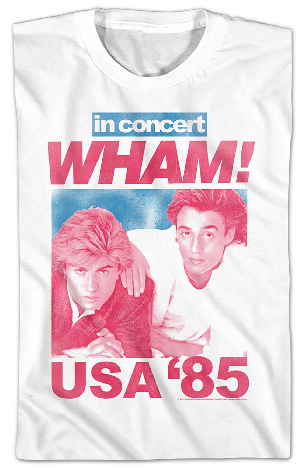 Youth '85 USA Concert Wham Shirt