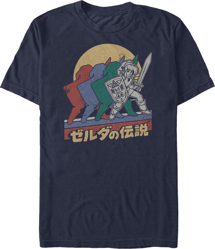 Japanese Text Legend Of Zelda T-Shirt
