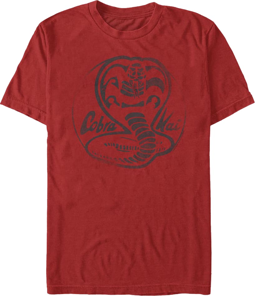 Red Logo Cobra Kai T-Shirt
