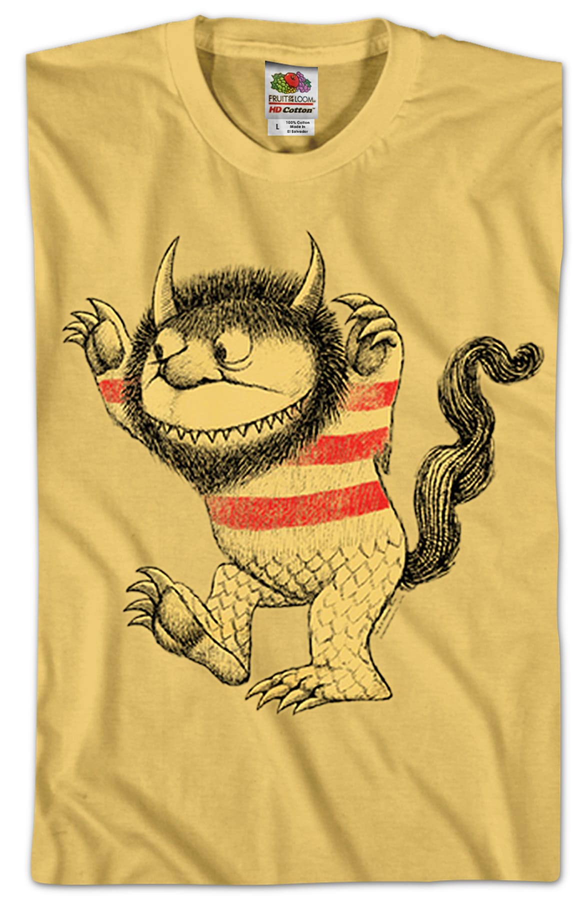 Moishe Sketch Where The Wild Things Are T-Shirt Moishe Sketch Where The Wild Things Are T-Shirt