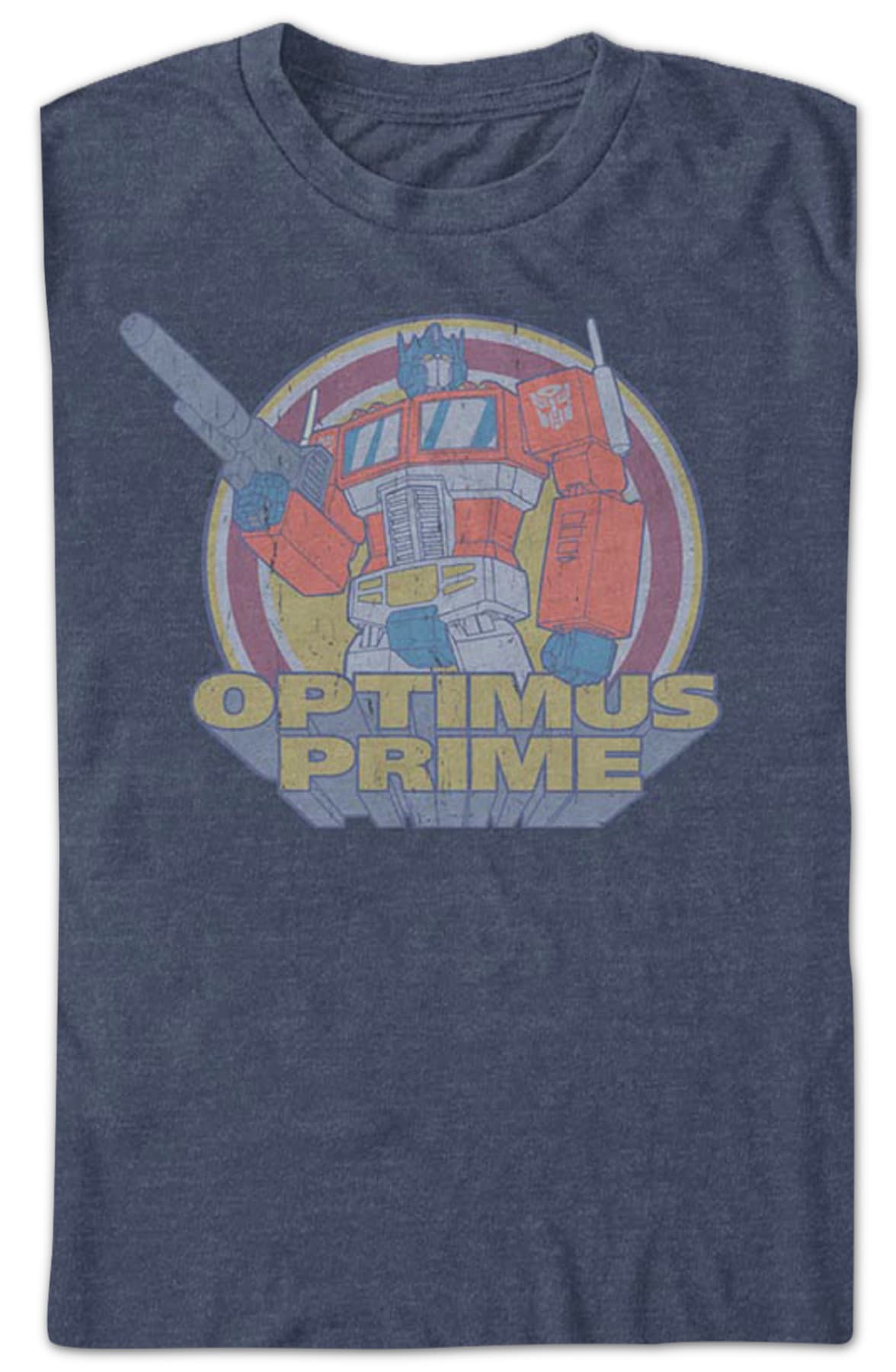 Retro Optimus Prime Action Pose Transformers T-Shirt