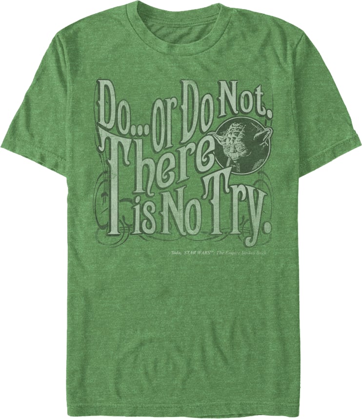 Yoda There Is No Try Star Wars T-Shirt