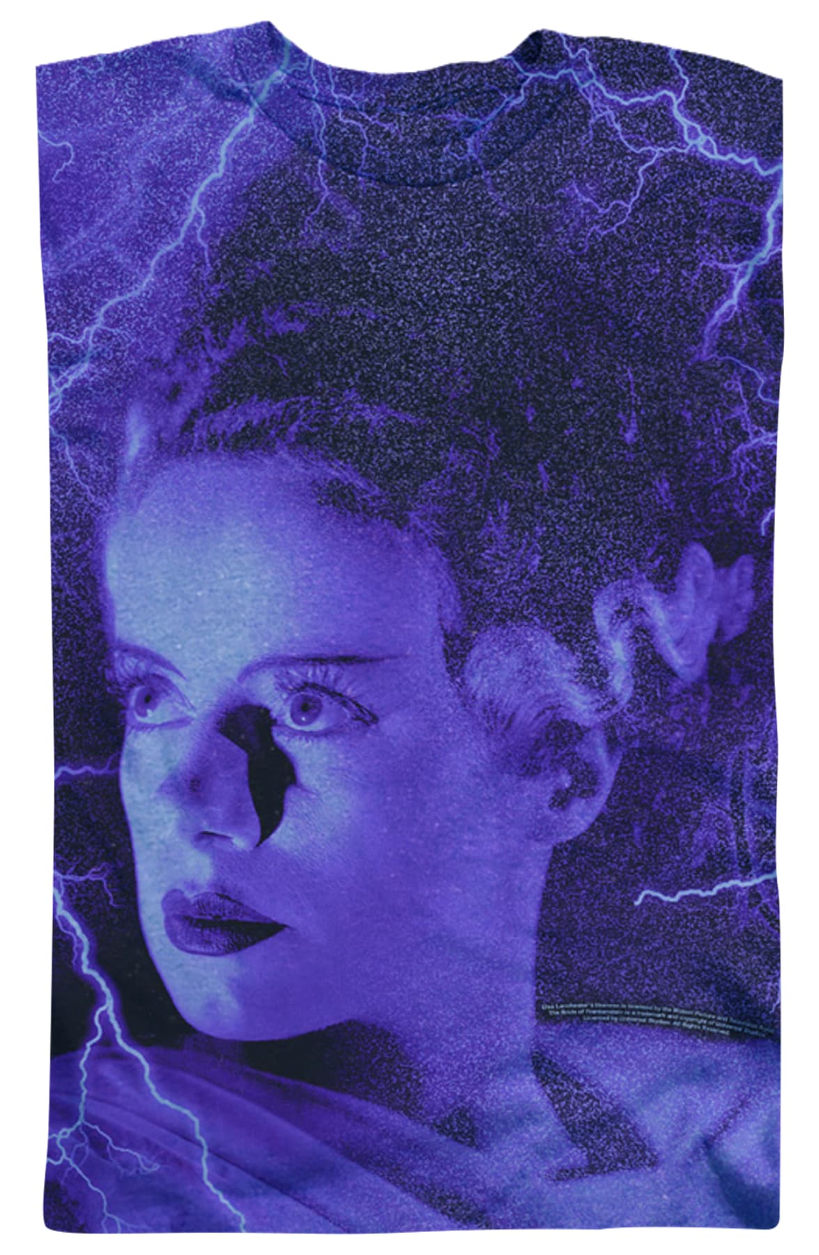 Big Print Bride Of Frankenstein T-Shirt