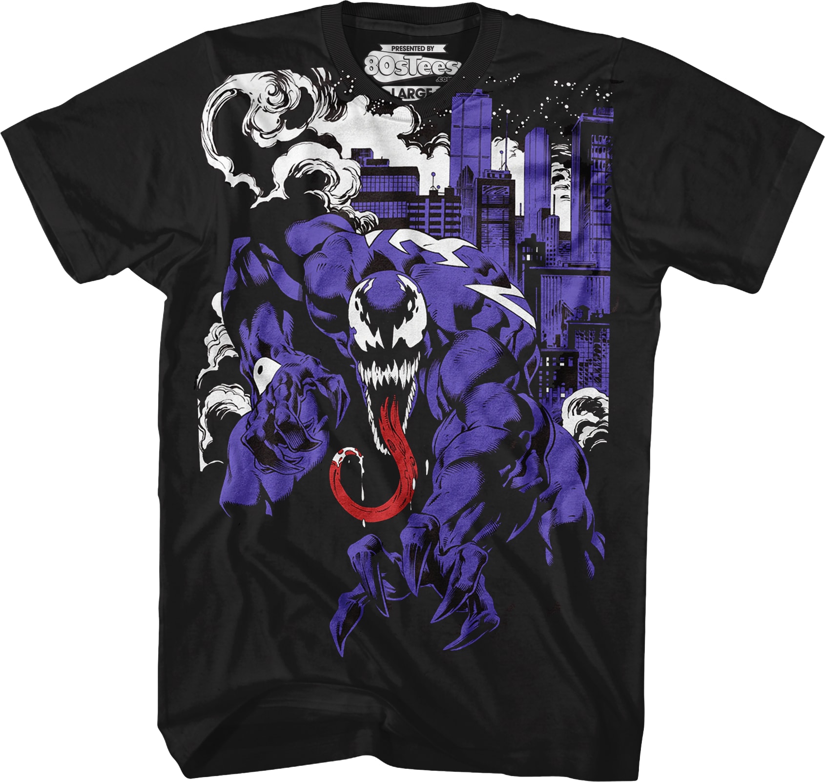 Venom At Night Marvel Comics T-Shirt