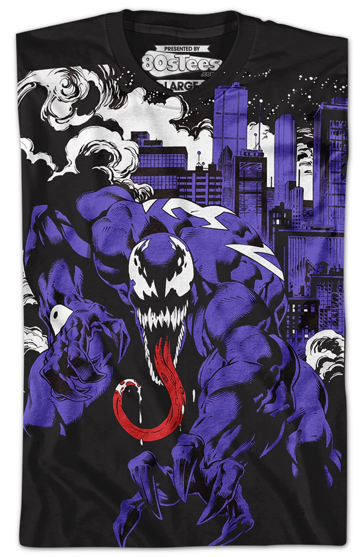 Venom At Night Marvel Comics T-Shirt Venom At Night Marvel Comics T-Shirt