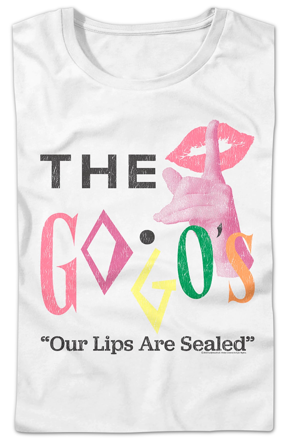 Womens Our Lips Are Sealed Go-Go's Shirt Womens Our Lips Are Sealed Go-Go's Shirt