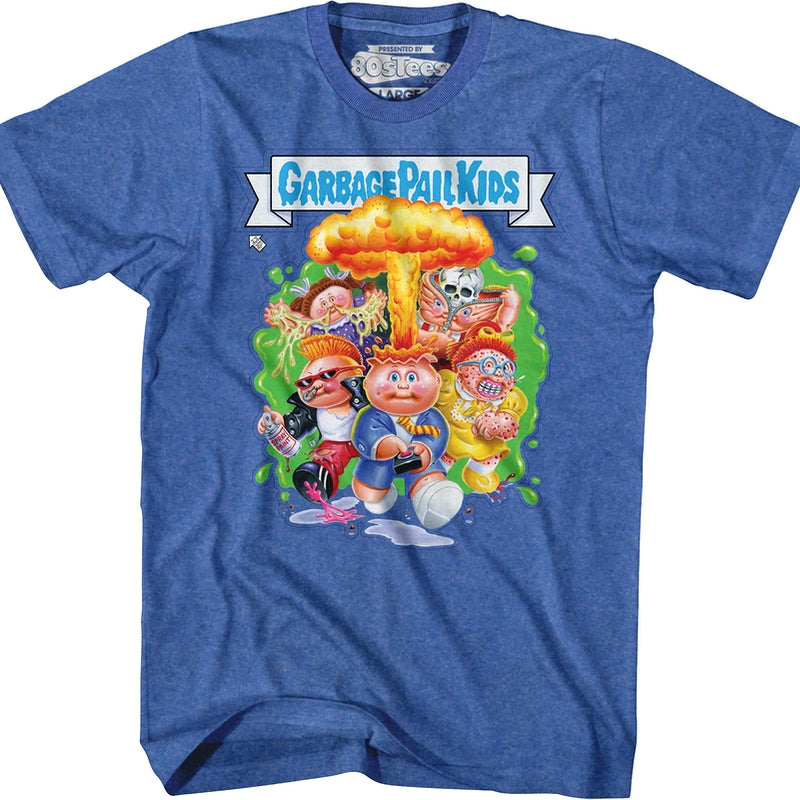 Group Sticker Garbage Pail Kids T-Shirt Group Sticker Garbage Pail Kids T-Shirt