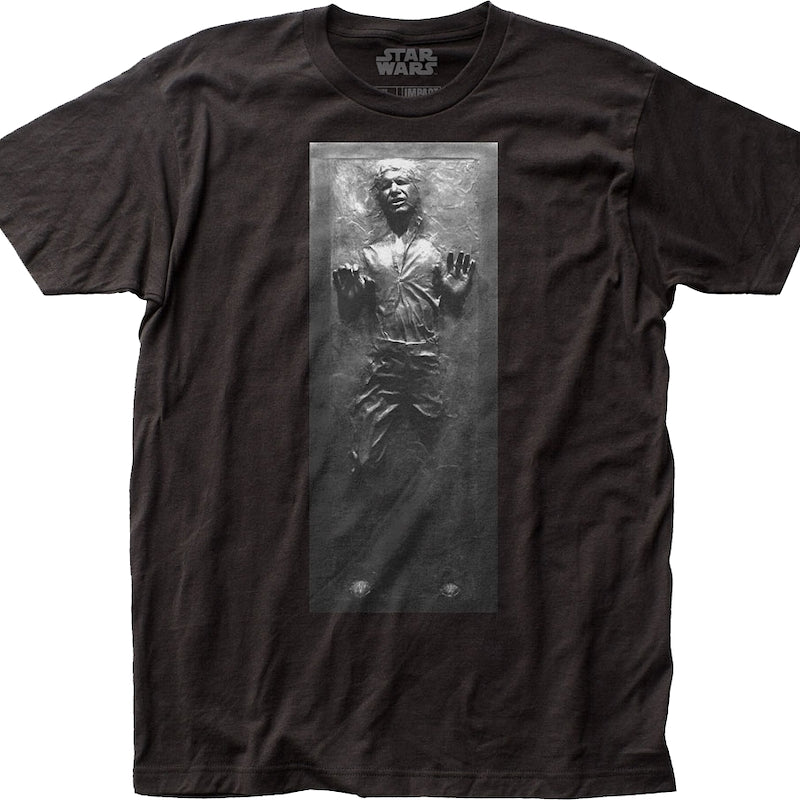 Han Solo Frozen In Carbonite Star Wars T-Shirt Han Solo Frozen In Carbonite Star Wars T-Shirt