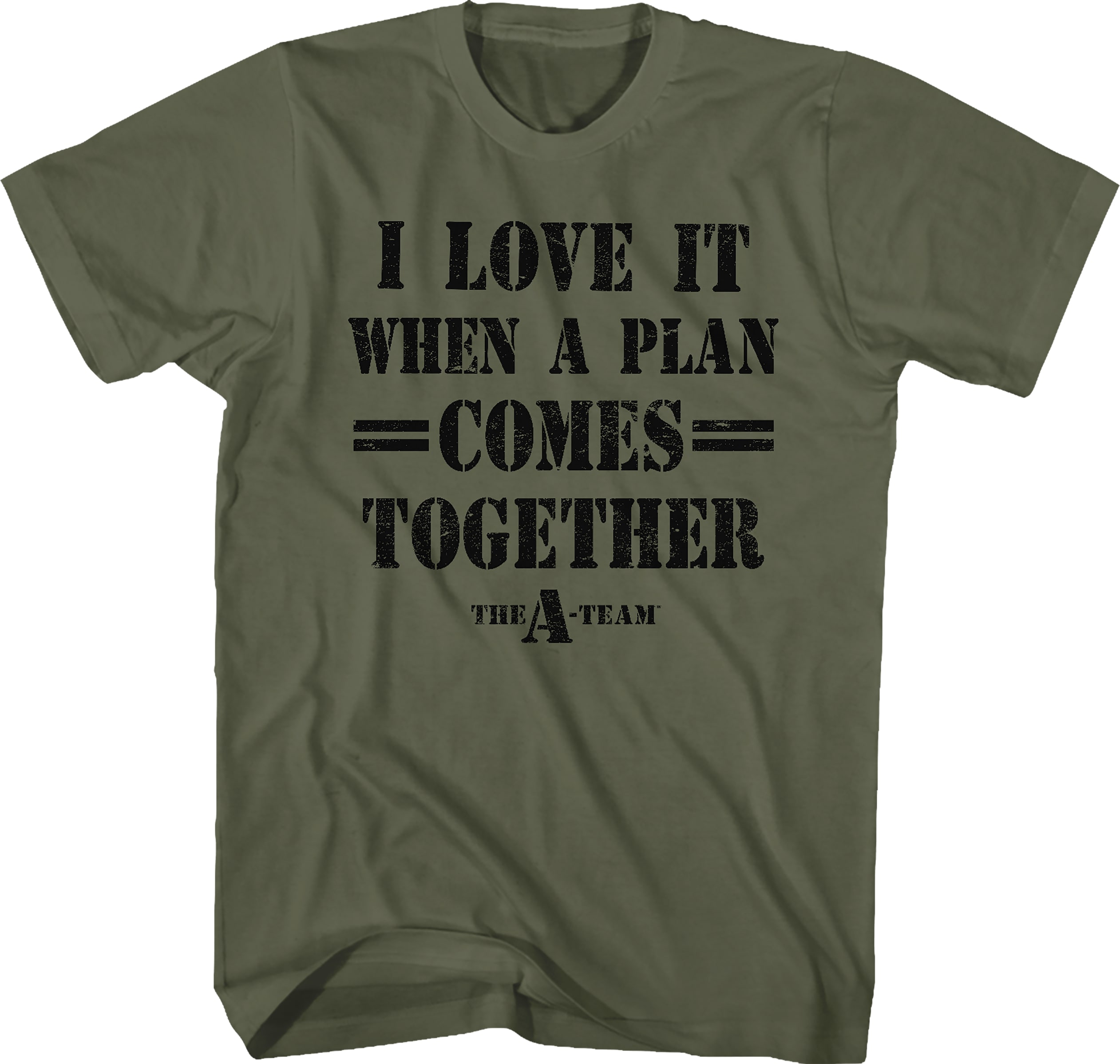 I Love It When A Plan Comes Together A-Team Shirt I Love It When A Plan Comes Together A-Team Shirt