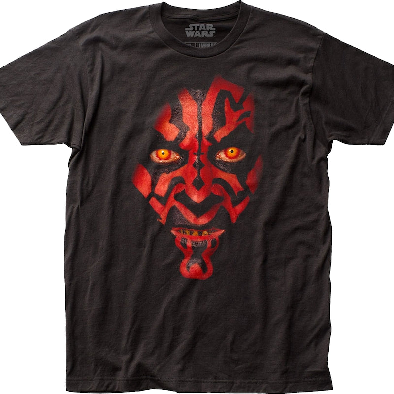 Darth Maul Face Paint Star Wars T-Shirt