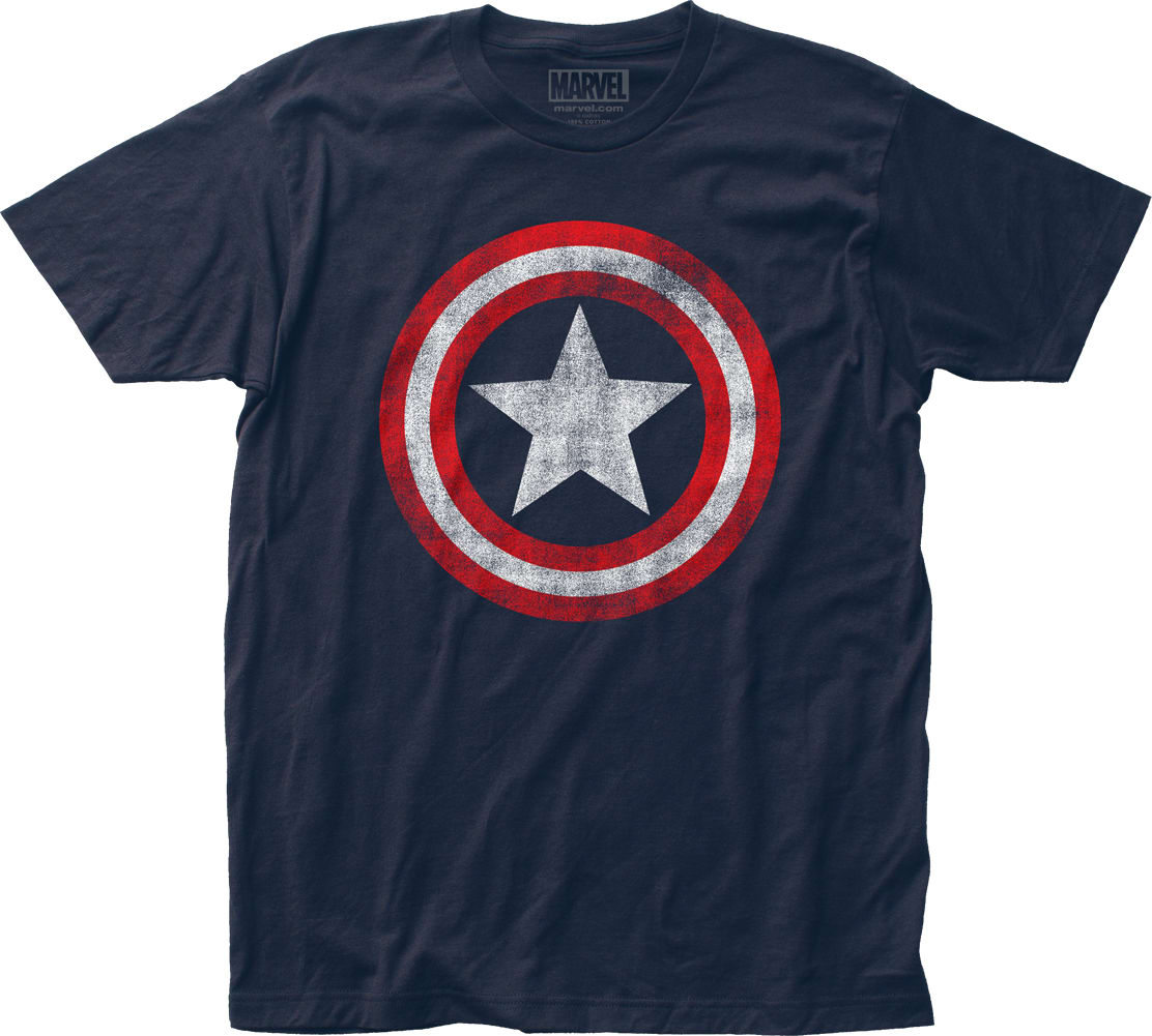 Retro Shield Captain America T-Shirt