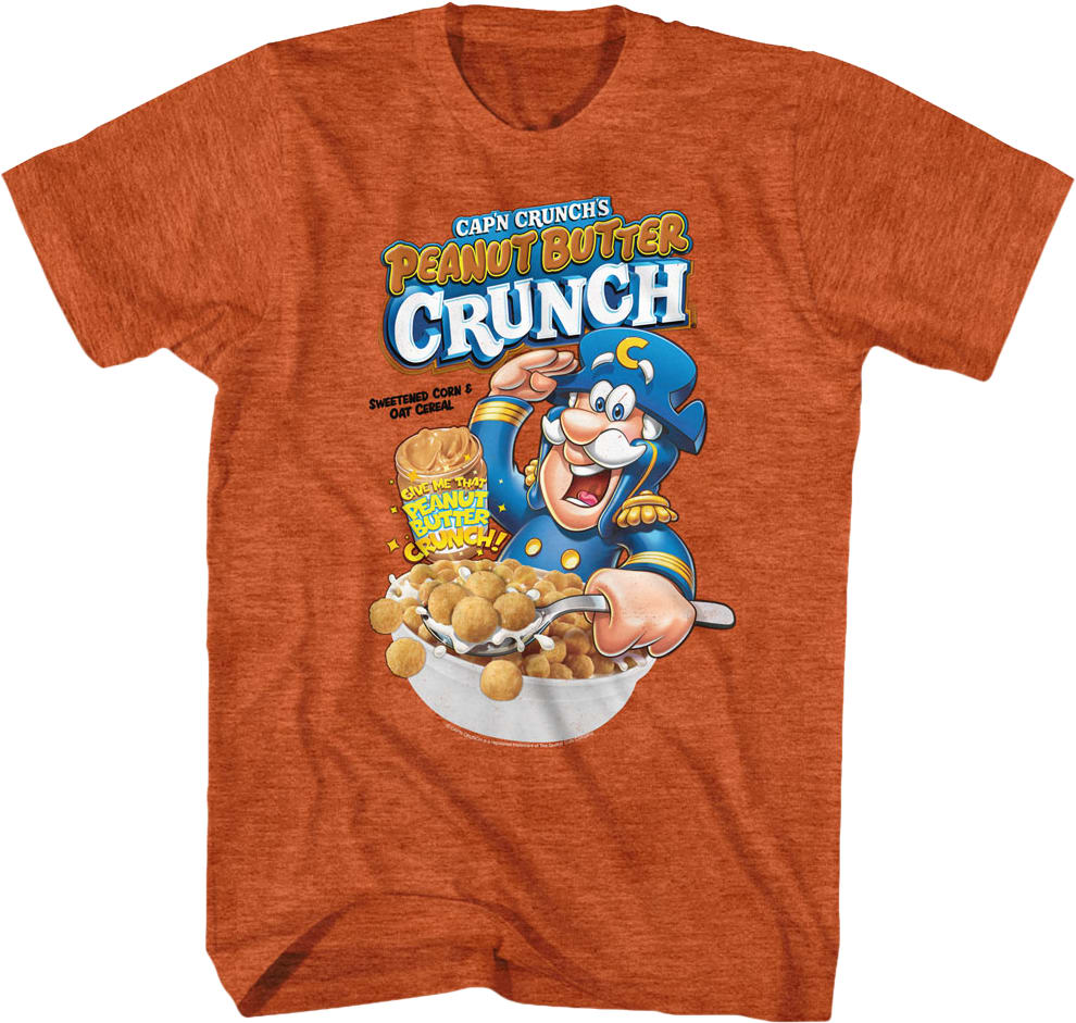 Peanut Butter Crunch Cap'n Crunch T-Shirt Peanut Butter Crunch Cap'n Crunch T-Shirt