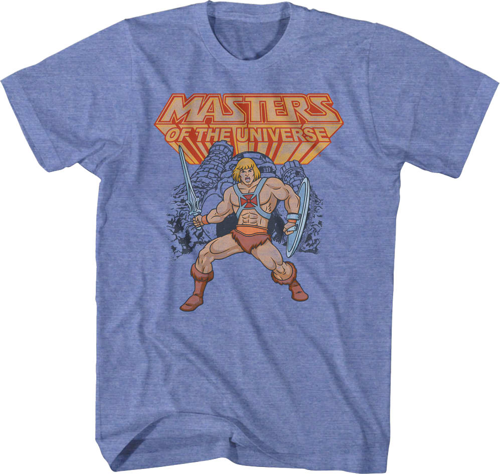 He-Man Castle Grayskull Power Pose Masters of the Universe T-Shirt