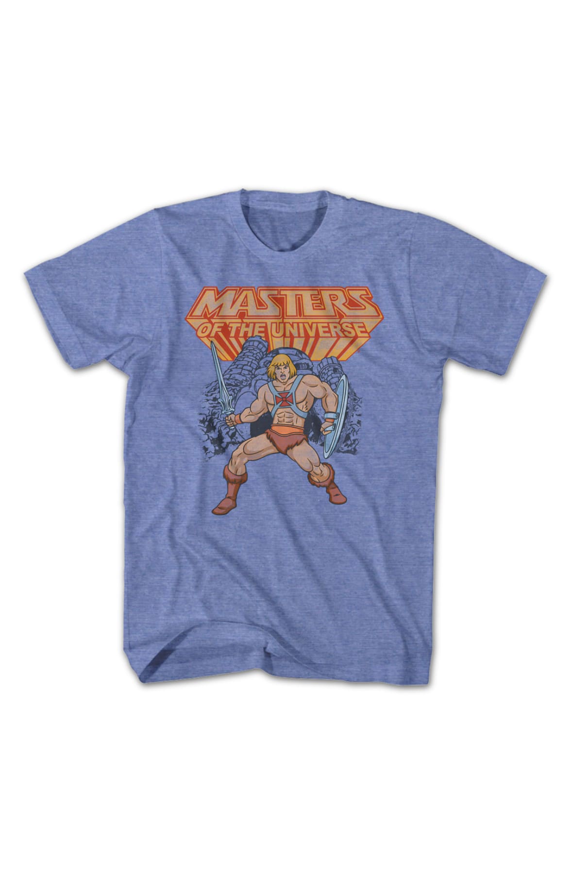 He-Man Castle Grayskull Power Pose Masters of the Universe T-Shirt He-Man Castle Grayskull Power Pose Masters of the Universe T-Shirt