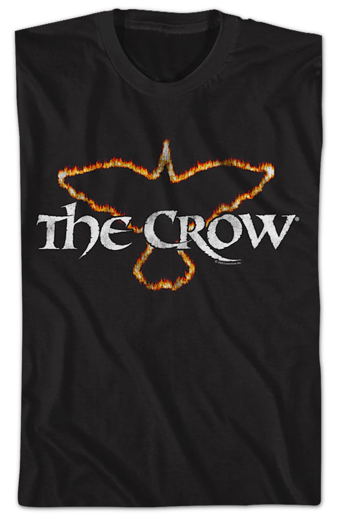 Flaming Logo The Crow T-Shirt