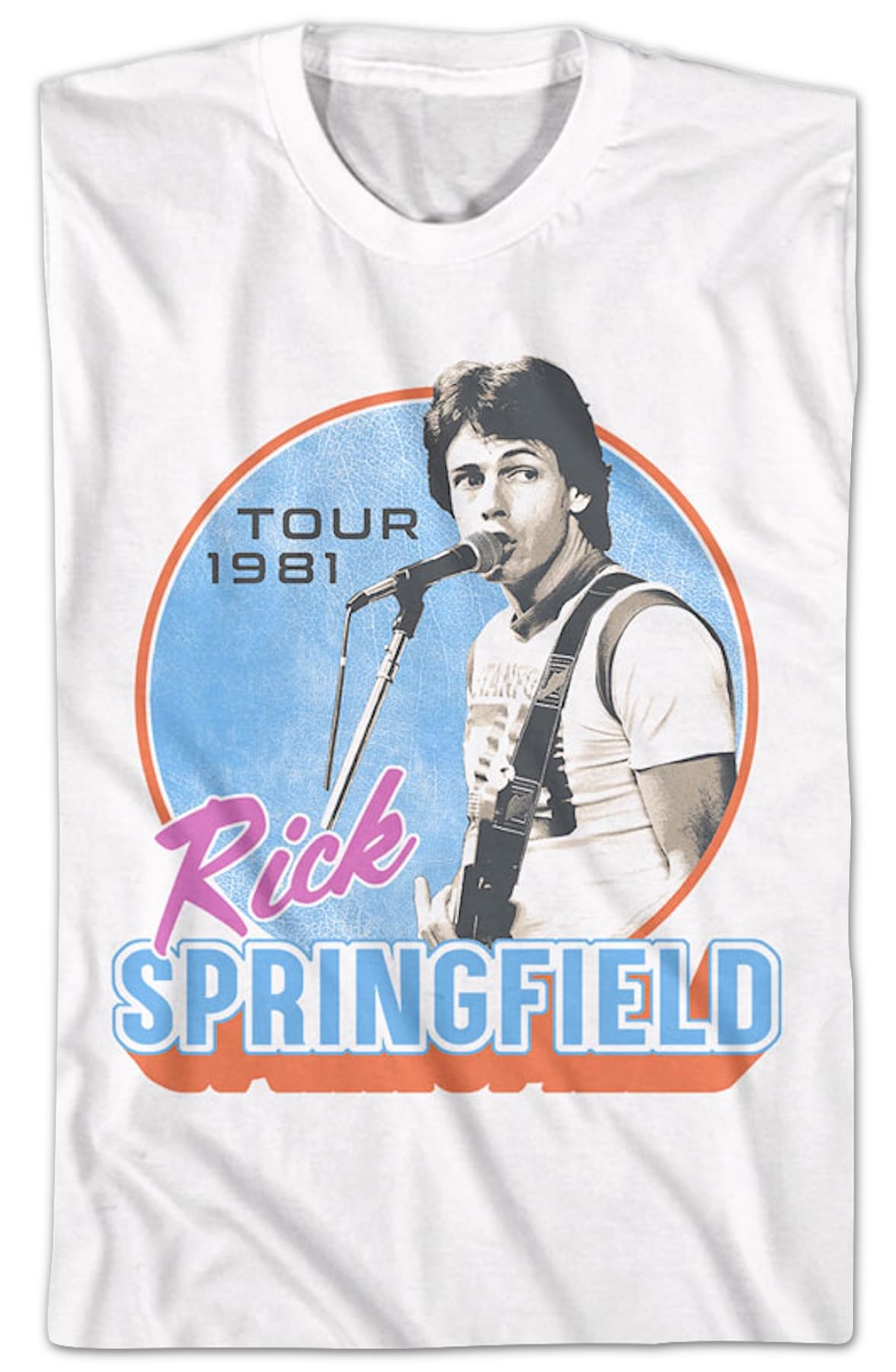 Tour 1981 Rick Springfield T-Shirt Tour 1981 Rick Springfield T-Shirt