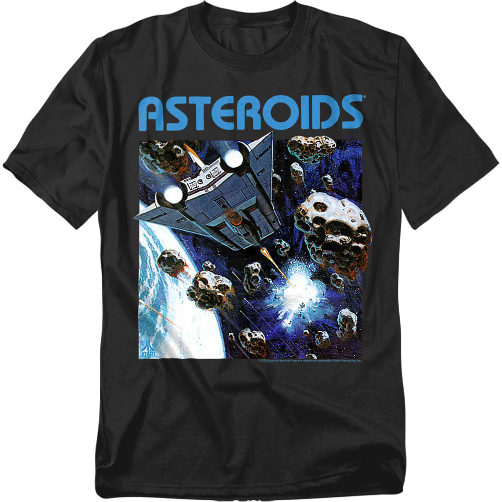 Asteroids Cartridge Art Atari T-Shirt