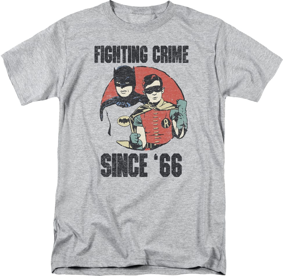 Batman And Robin Fighting Crime Since '66 DC Comics T-Shirt