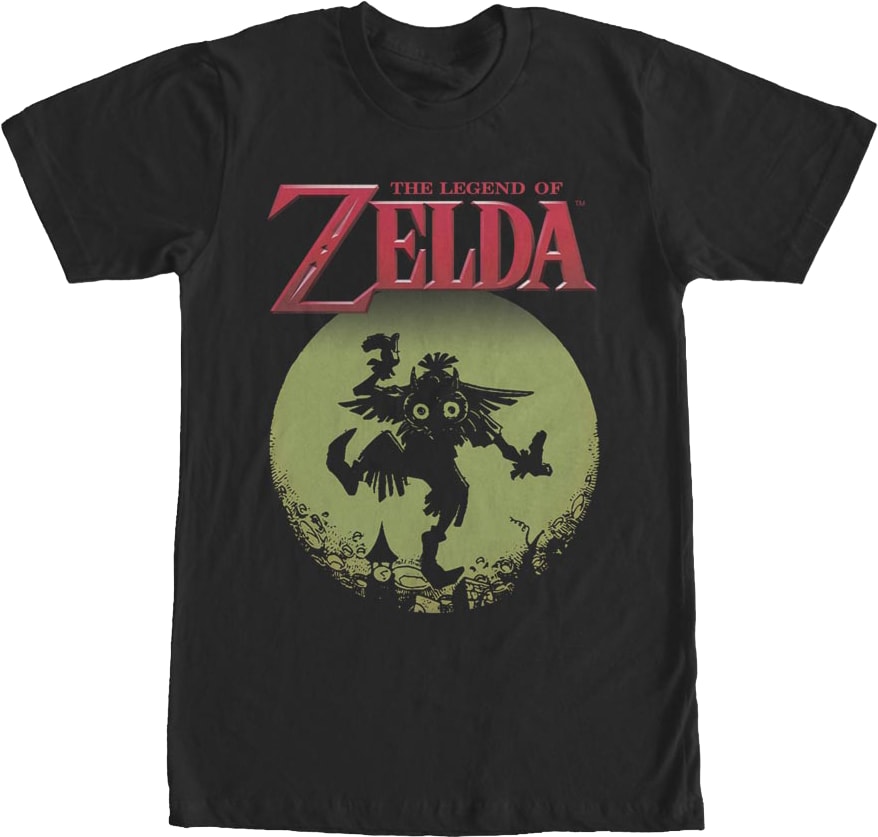 Majora Silhouette Legend of Zelda Nintendo T-Shirt