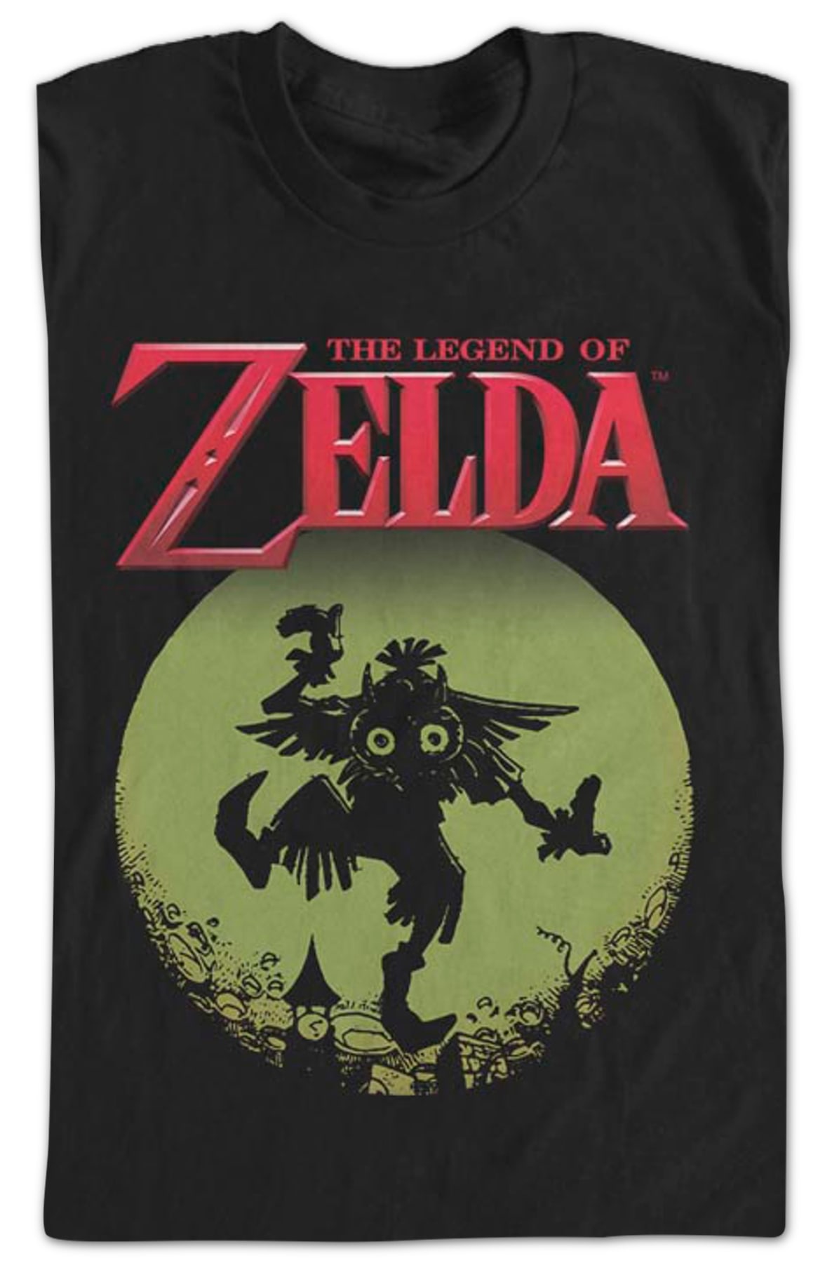 Majora Silhouette Legend of Zelda Nintendo T-Shirt Majora Silhouette Legend of Zelda Nintendo T-Shirt