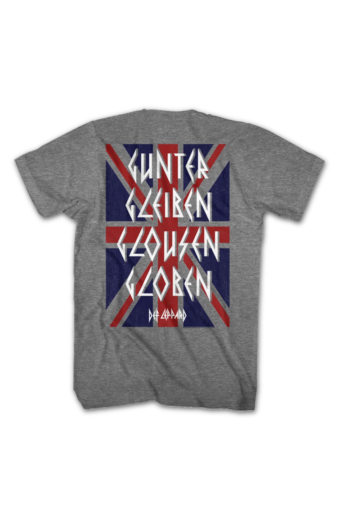 Front & Back Gunter Gleiben Glousen Globen Def Leppard T-Shirt