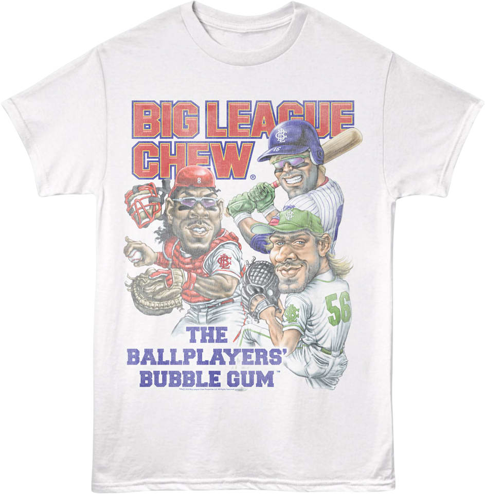 Vintage Ballplayers' Bubble Gum Big League Chew T-Shirt