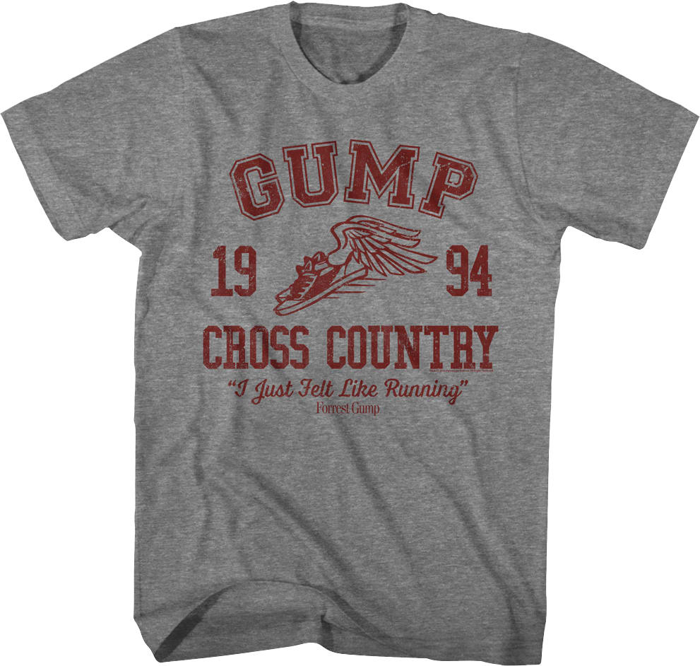 Cross Country 1994 Forrest Gump T-Shirt