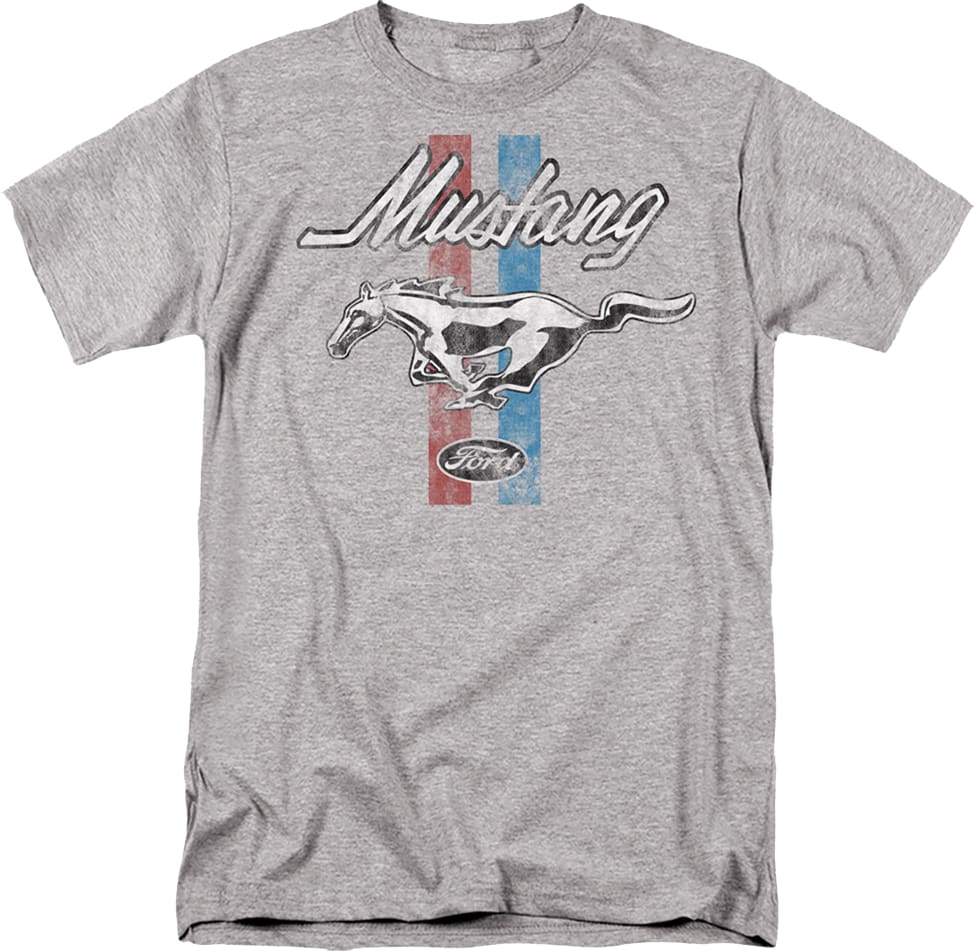 Retro Mustang Stripes Ford T-Shirt
