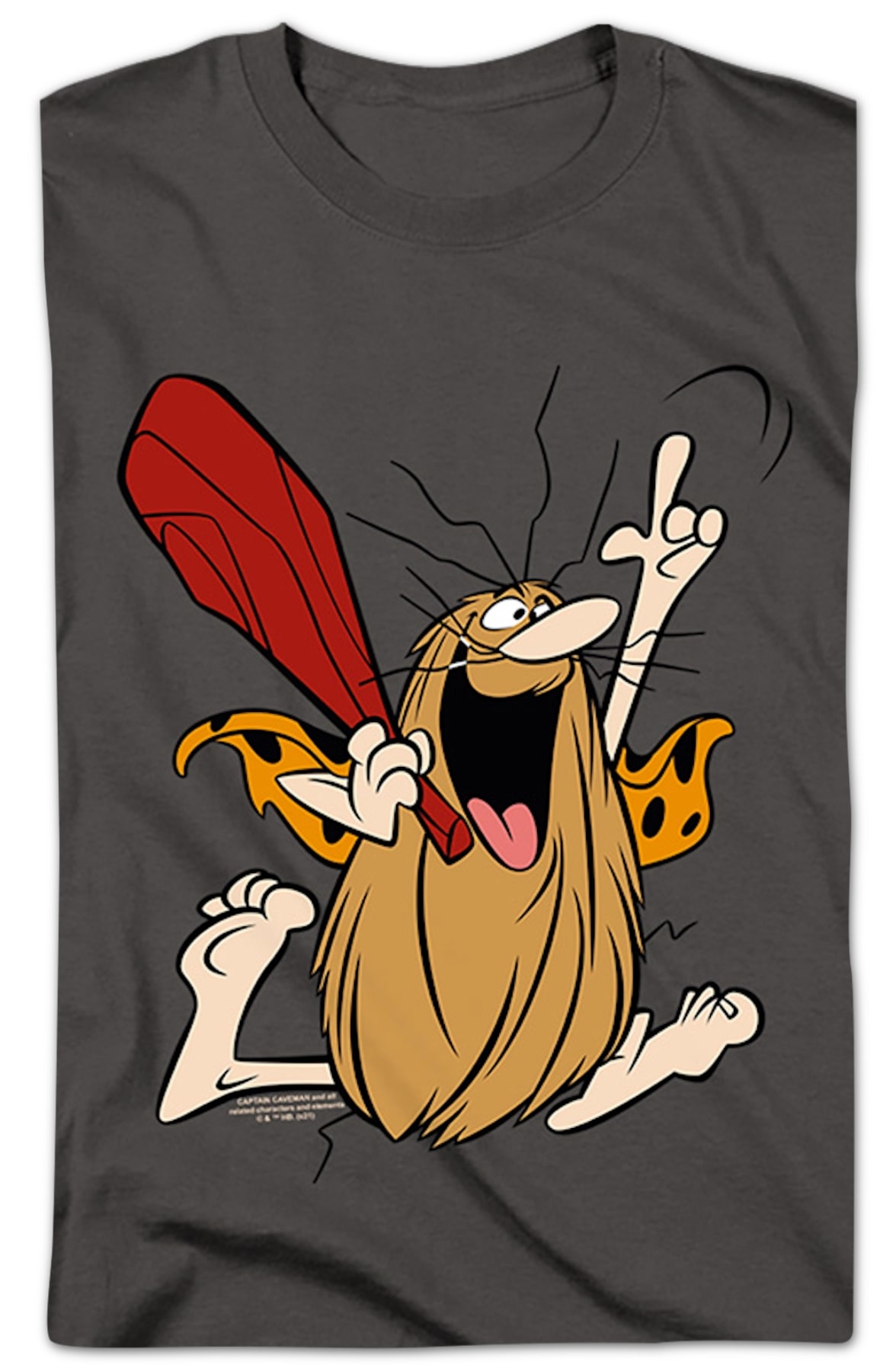 Superhero Pose Captain Caveman T-Shirt