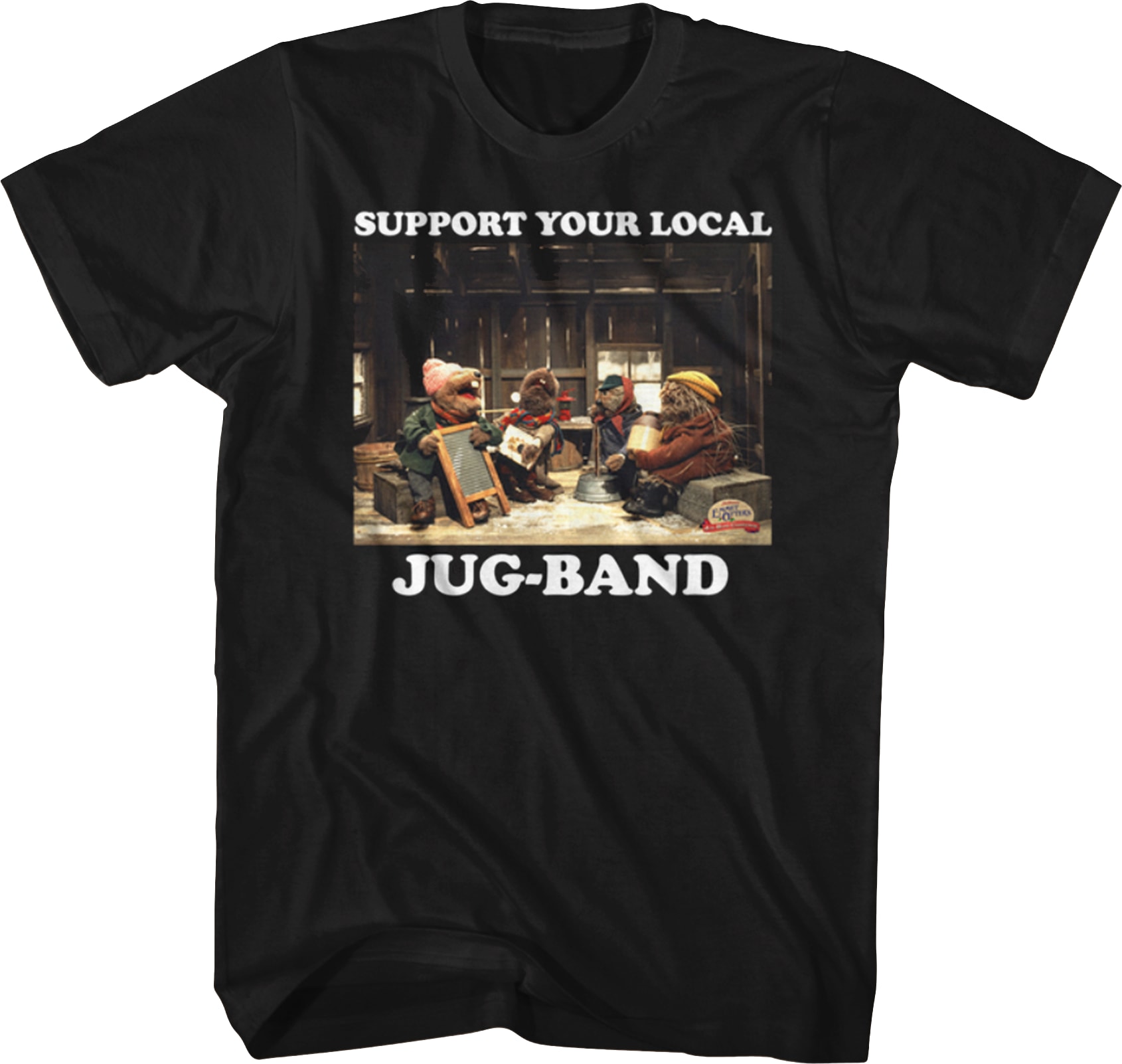 Support Your Local Jug-Band Emmet Otter T-Shirt