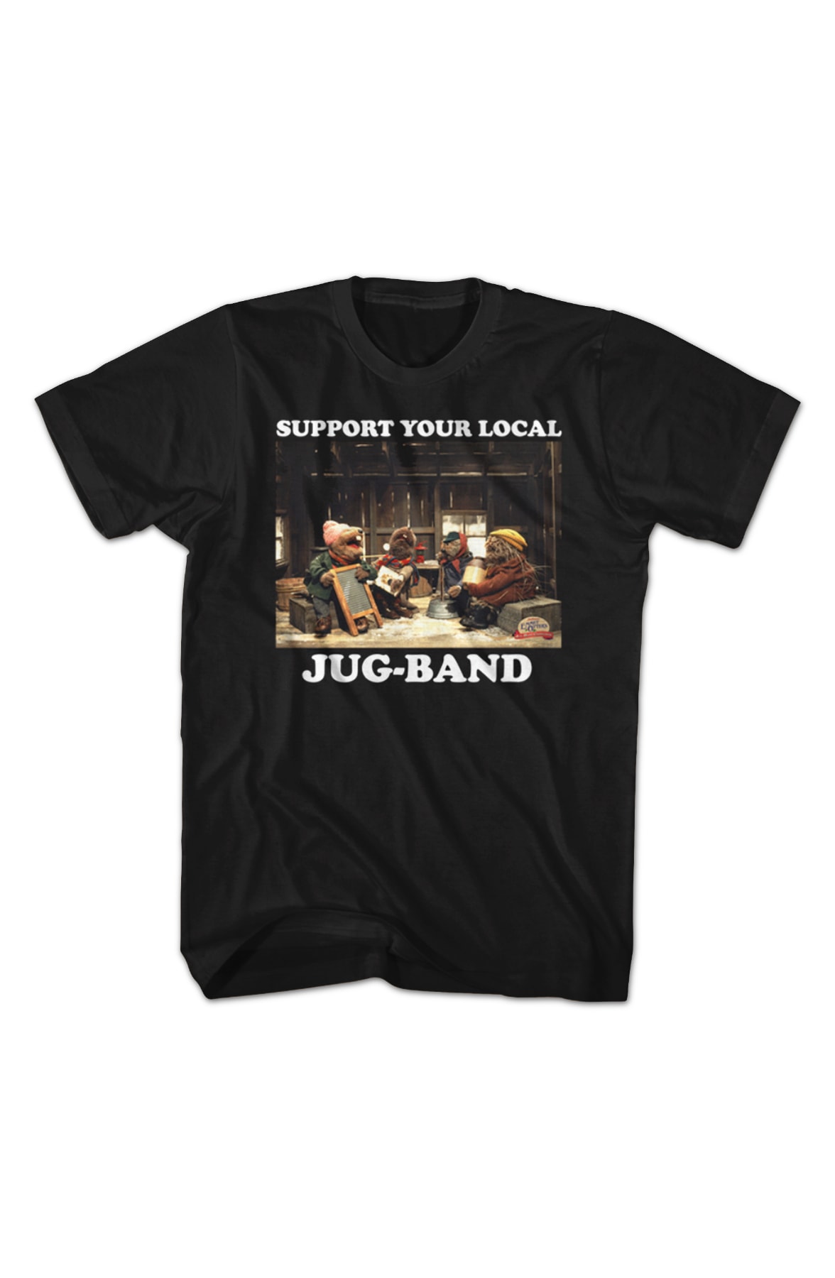 Support Your Local Jug-Band Emmet Otter T-Shirt