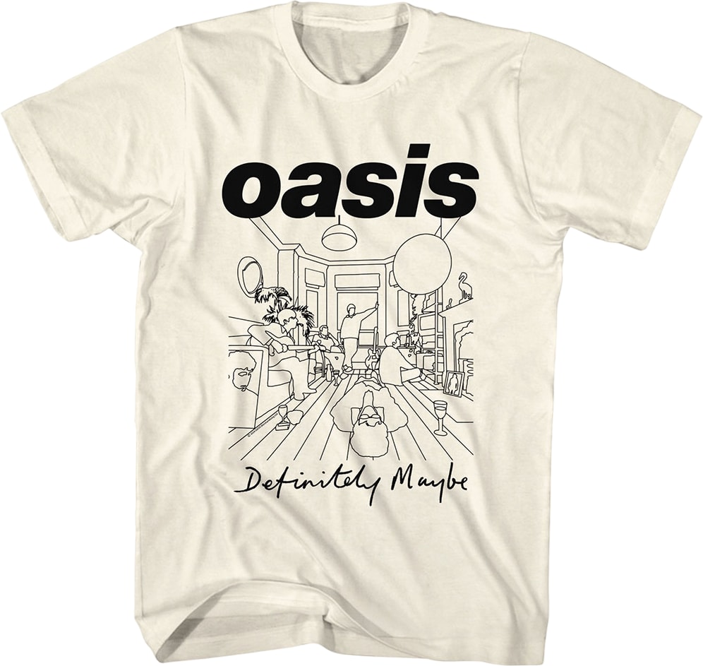 Definitely Maybe Sketch Oasis T-Shirt