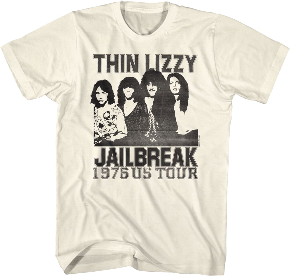 Jailbreak 1976 US Tour Thin Lizzy T-Shirt