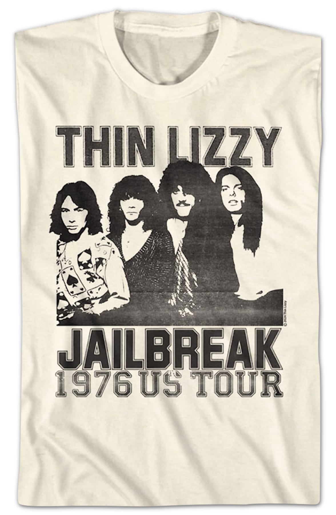 Jailbreak 1976 US Tour Thin Lizzy T-Shirt