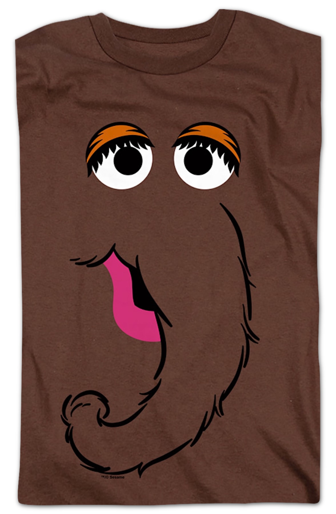 Mr. Snuffleupagus Face Sesame Street T-Shirt