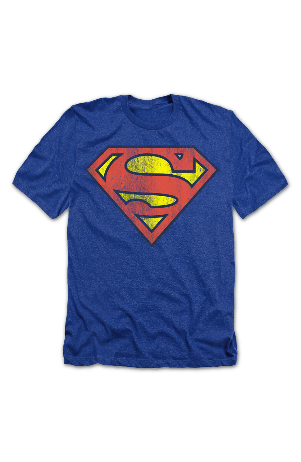Royal Heather Superman Logo DC Comics T-Shirt