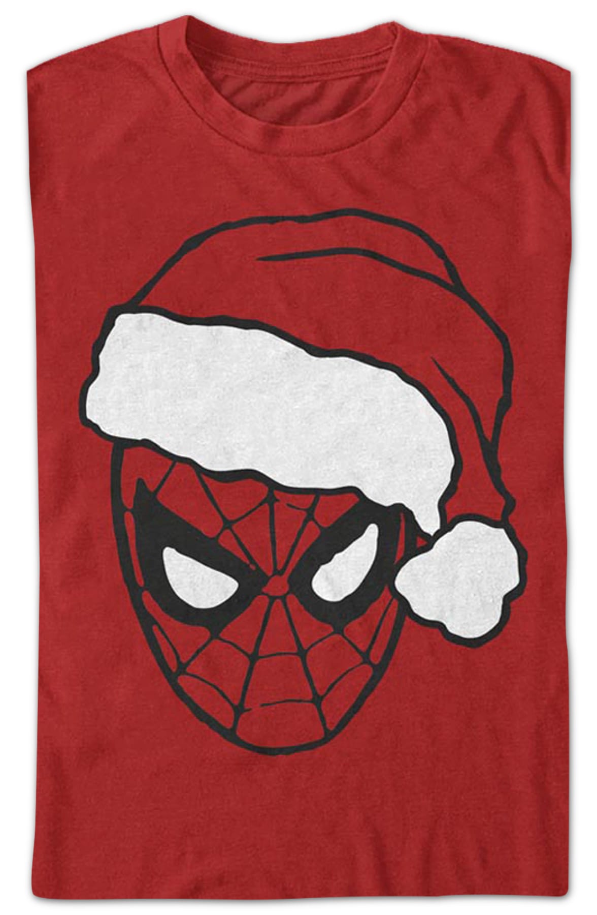 Spider-Man Santa Claus Hat Marvel Comics T-Shirt