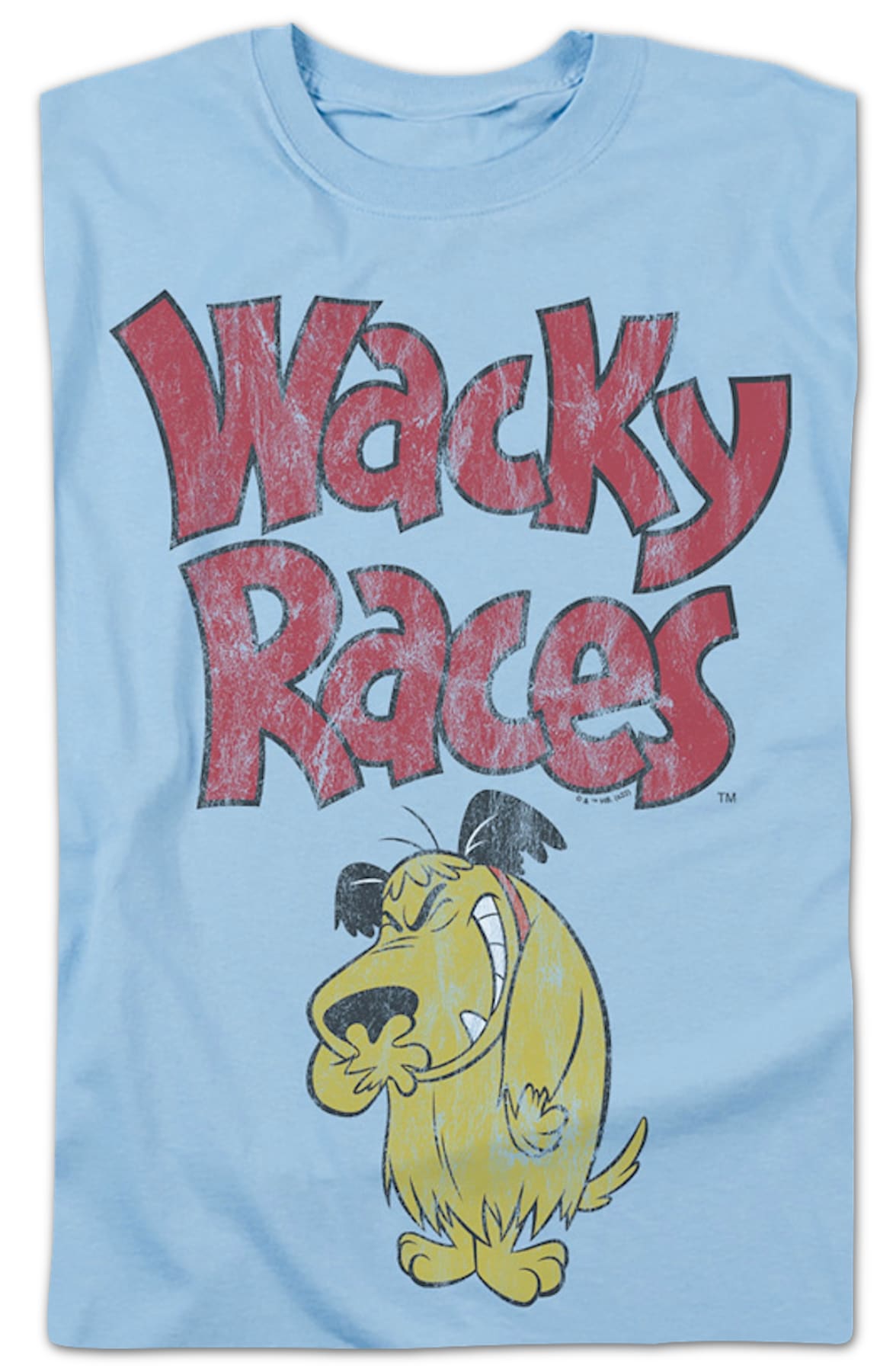 Vintage Blue Muttley Wacky Races T-Shirt Vintage Blue Muttley Wacky Races T-Shirt