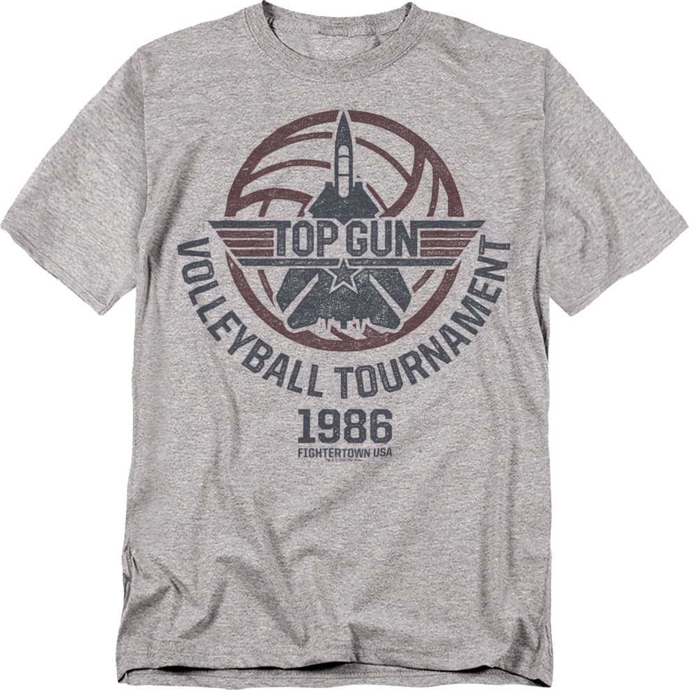 Vintage 1986 Volleyball Tournament Top Gun T-Shirt