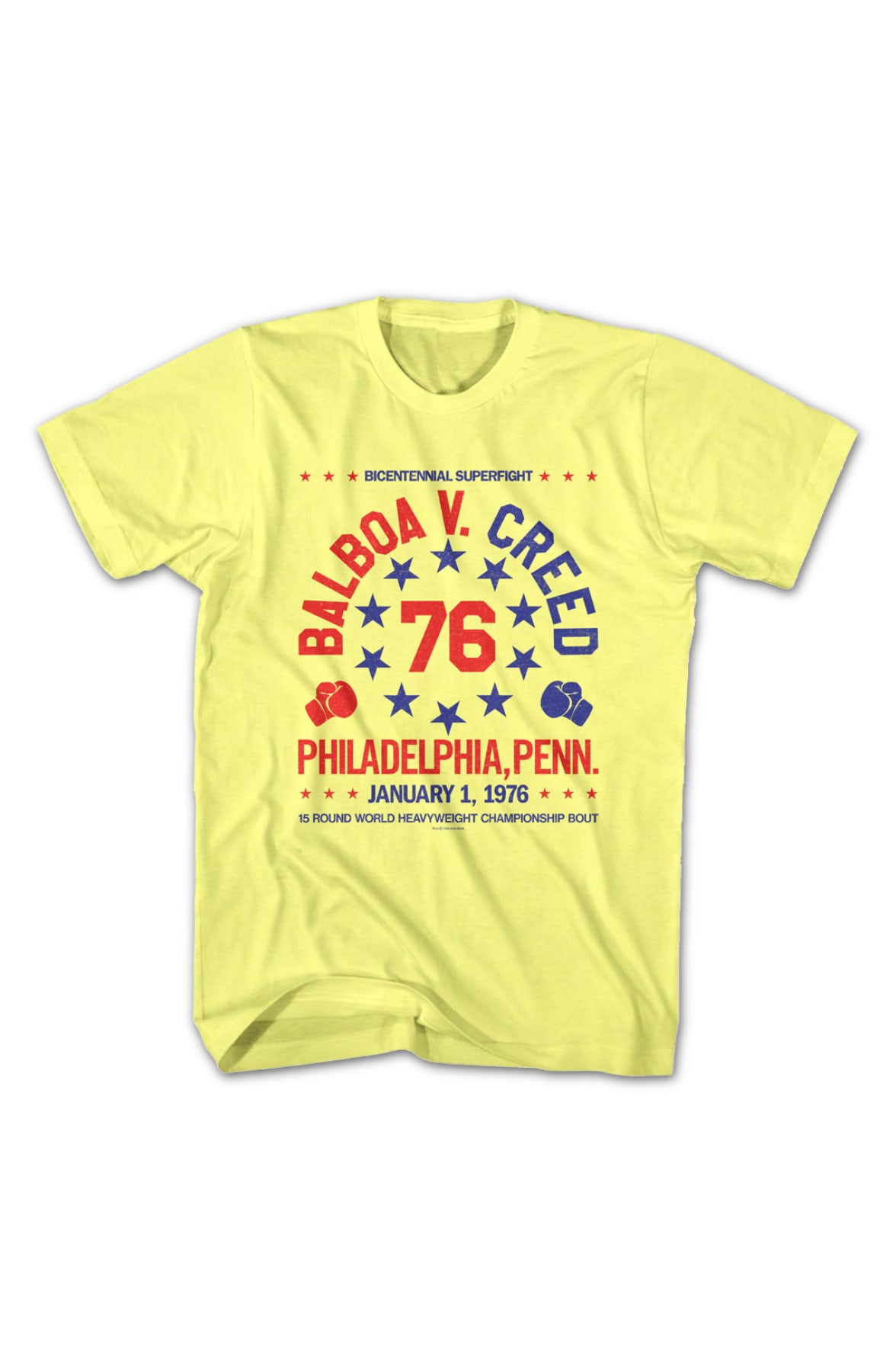 Bicentennial Superfight Balboa V. Creed Rocky T-Shirt